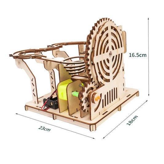 Wooden 3D Physics Experiment Kit: Engaging Tracking Balls for Kids - ToylandEU