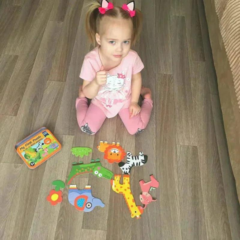  Wooden 3D Puzzle | Cartoon Traffic Theme | Toylandeu™ 