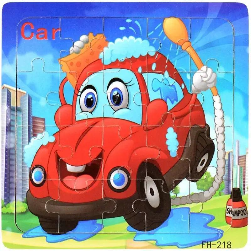  Wooden 3D Puzzle For Kids Ages 3 6 Animals CE Certified -  ToylandEU™