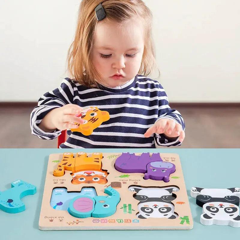  Wooden 3D Puzzles For Kids Educational Development -  ToylandEU™