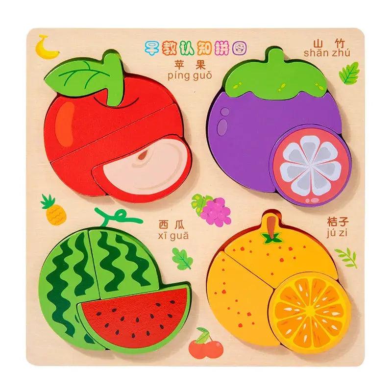 Wooden 3D Puzzles For Kids Educational Development -  ToylandEU™