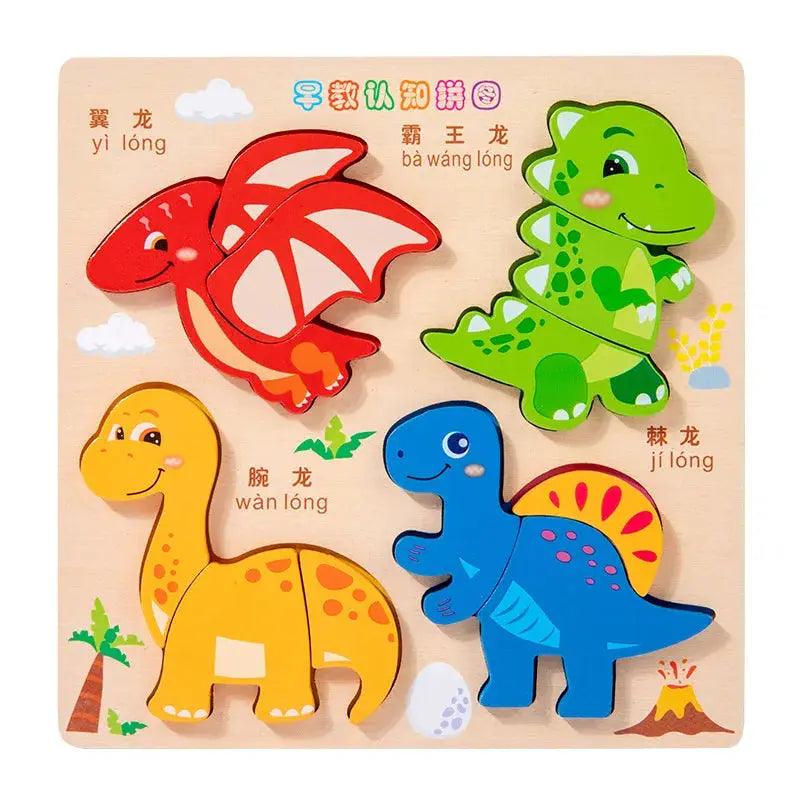  Wooden 3D Puzzles For Kids Educational Development -  ToylandEU™