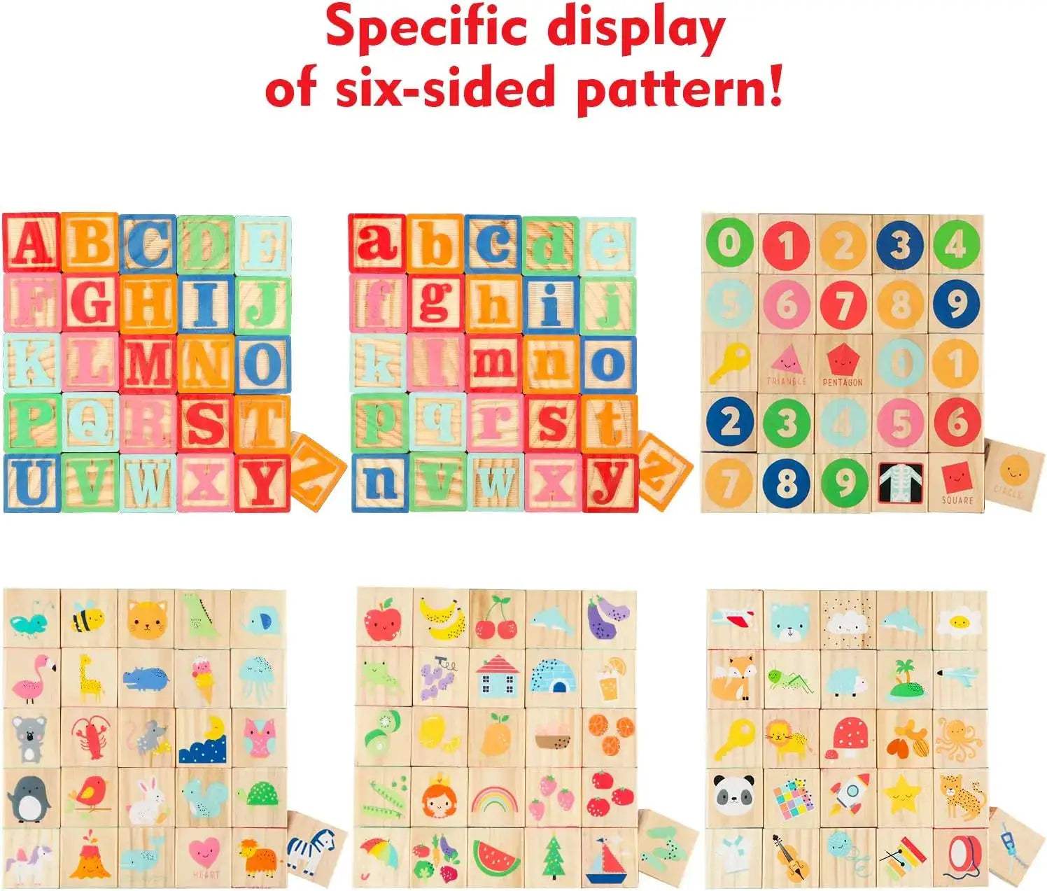  Wooden Alphabet Blocks For Toddlers Learn Letters -  ToylandEU™