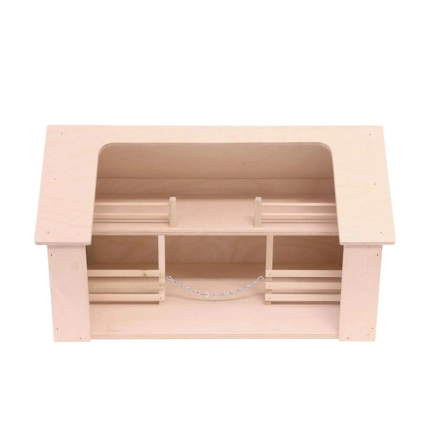 Wooden Amish-Made Ranch Shed Barn Toy, Unfinished Wood - ToylandEU