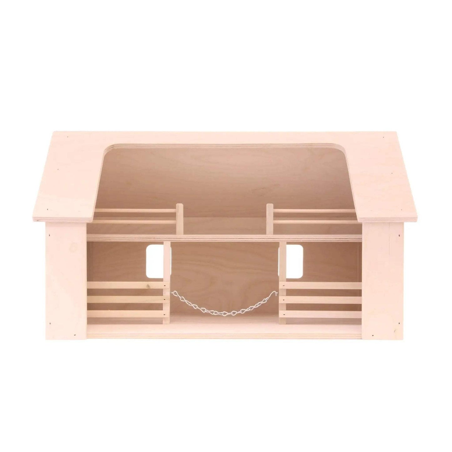 Wooden Amish-Made Ranch Shed Barn Toy, Unfinished Wood - ToylandEU