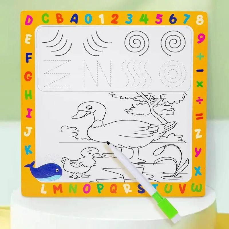  Wooden Animal Parent-Child Drawing Board 3D Puzzle Toys -  ToylandEU™