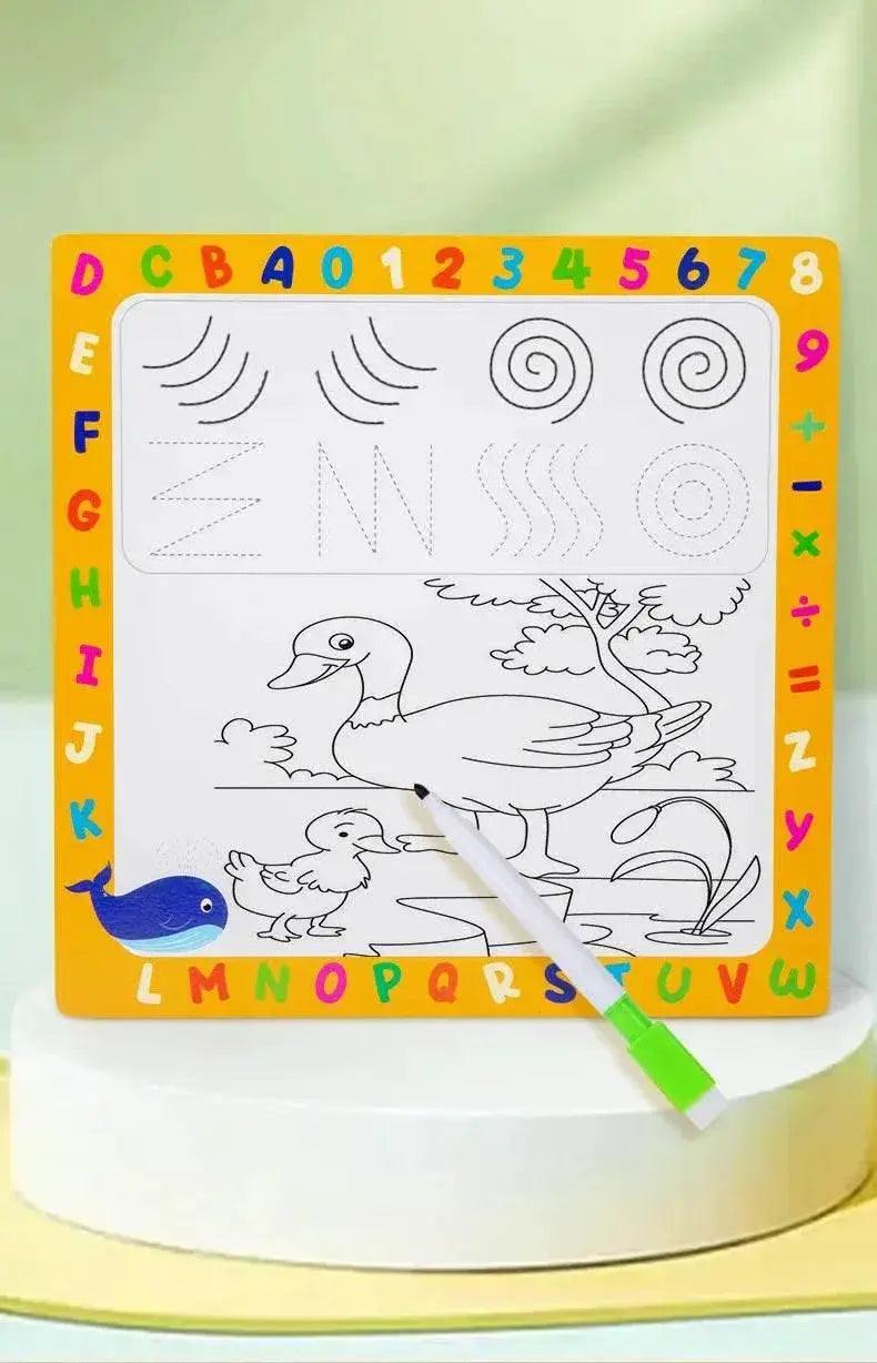  Wooden Animal Parent-Child Drawing Board 3D Puzzle Toys -  ToylandEU™