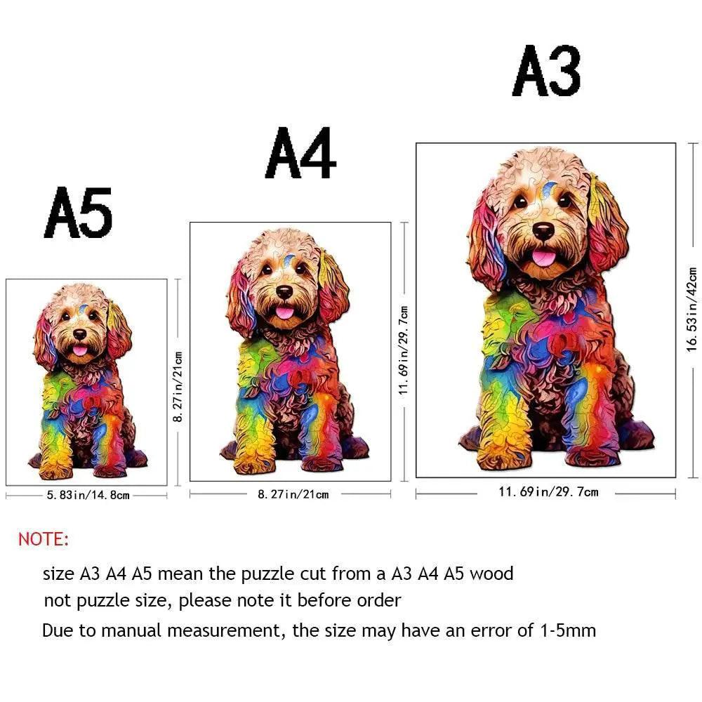 Wooden Animal-Shaped Jigsaw Puzzles for All Ages – Unique A3 Family Game Experience -  ToylandEU™