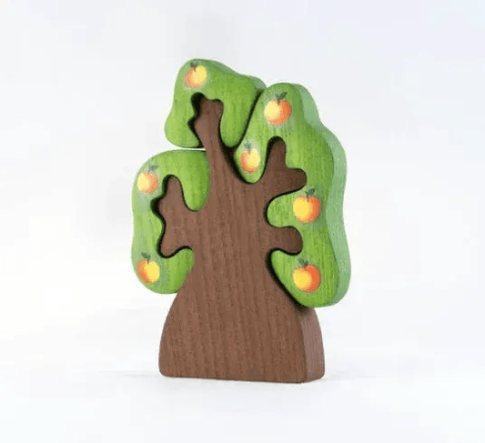  Wooden Apple Tree Puzzle Safe Finish No Sharp Edges Handmade -  ToylandEU™