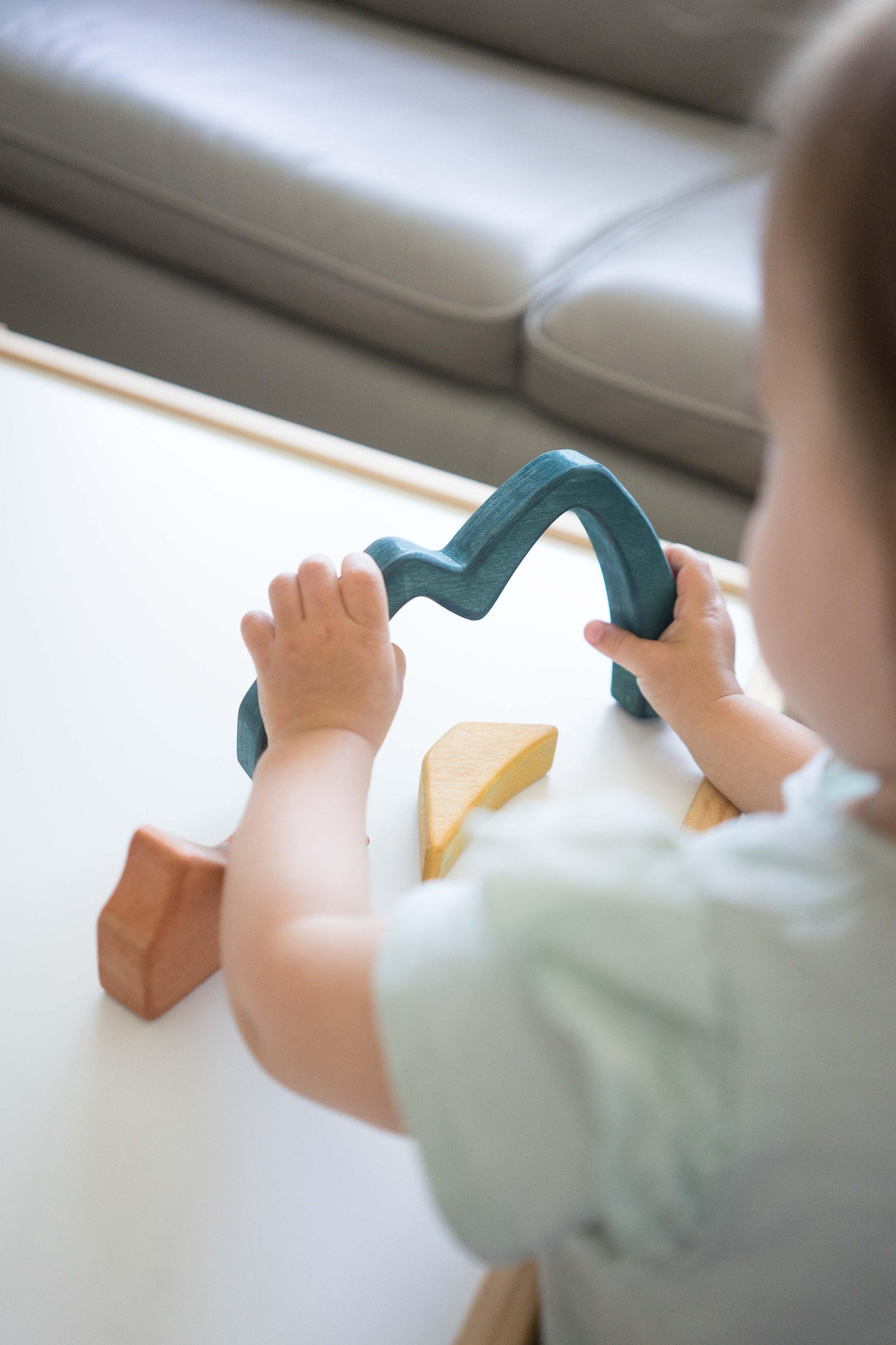 Wooden Arch Mountain Stacker Blocks For Creative Play - ToylandEU
