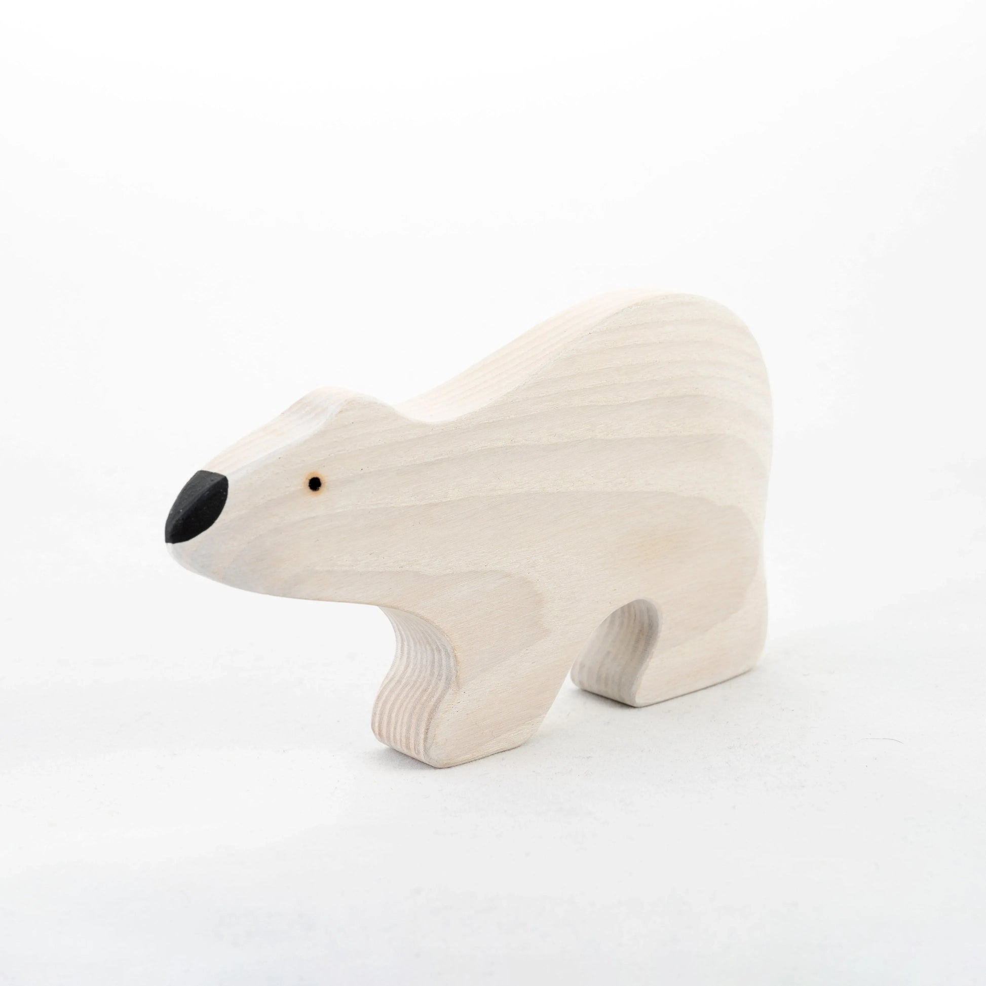 Wooden Arctic Animals Set Hand Painted Waldorf Toys - ToylandEU