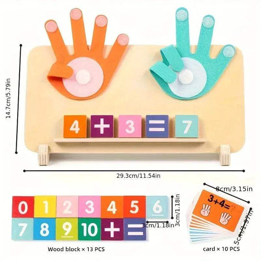  Wooden Arithmetic Learning Board Durable Math Blocks -  ToylandEU™