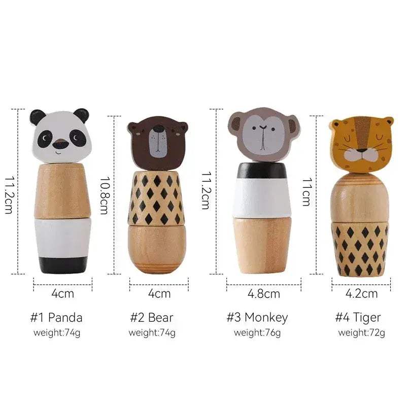 Wooden Baby Puzzle Toys For Early Learning And Coordination - ToylandEU
