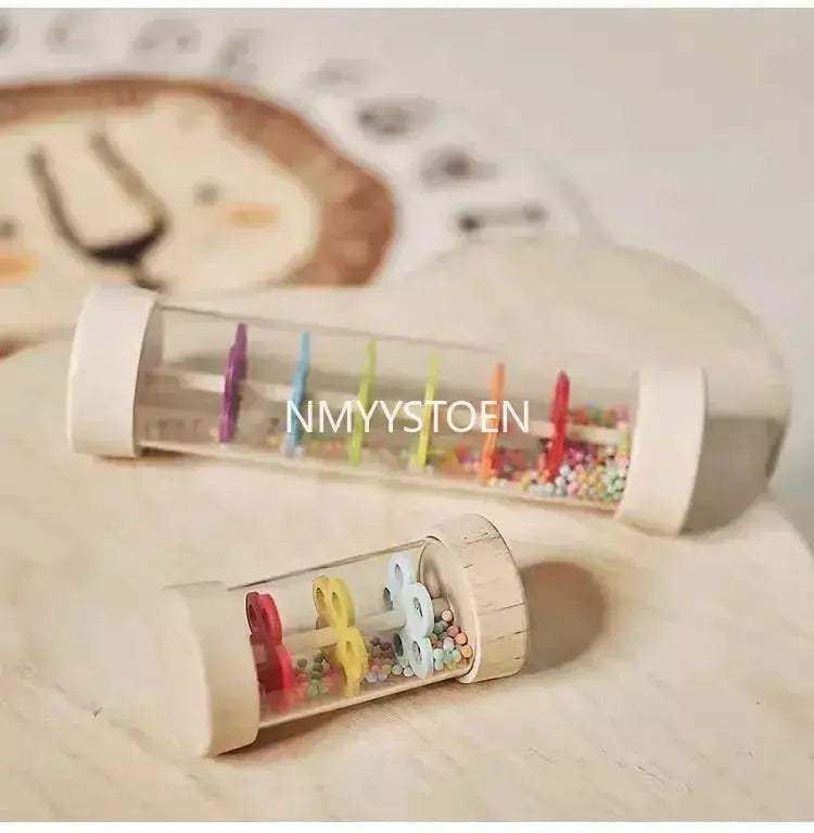 Wooden Baby Rain Sound Toy Educational Music Shaker - ToylandEU