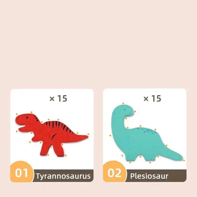  Wooden Balance Blocks Dinosaur Montessori Toy -  ToylandEU™