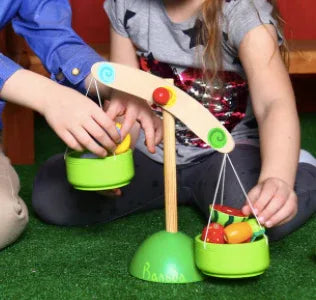 Wooden Balance Scale Toy Educational Weights And Counting - ToylandEU