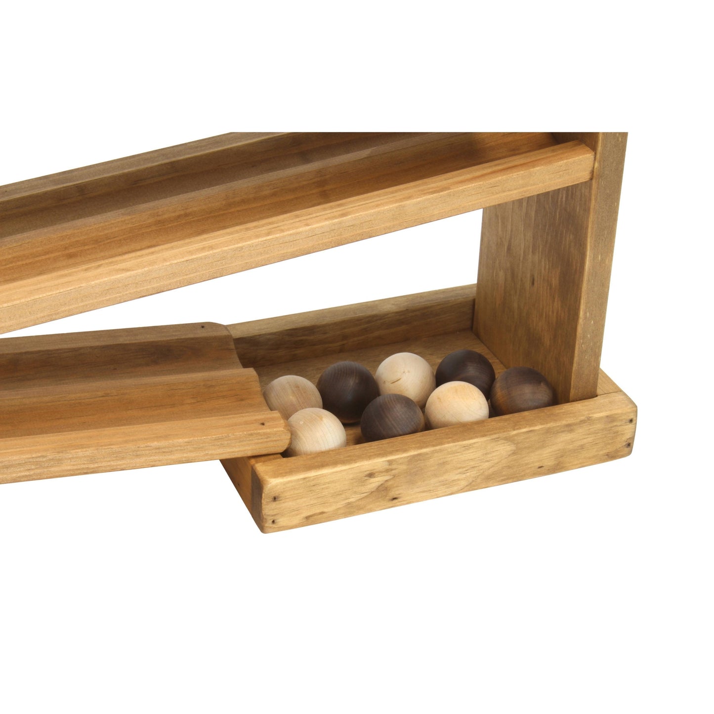 Wooden Ball Roller Racetrack Toy Amish Made Safer Quality