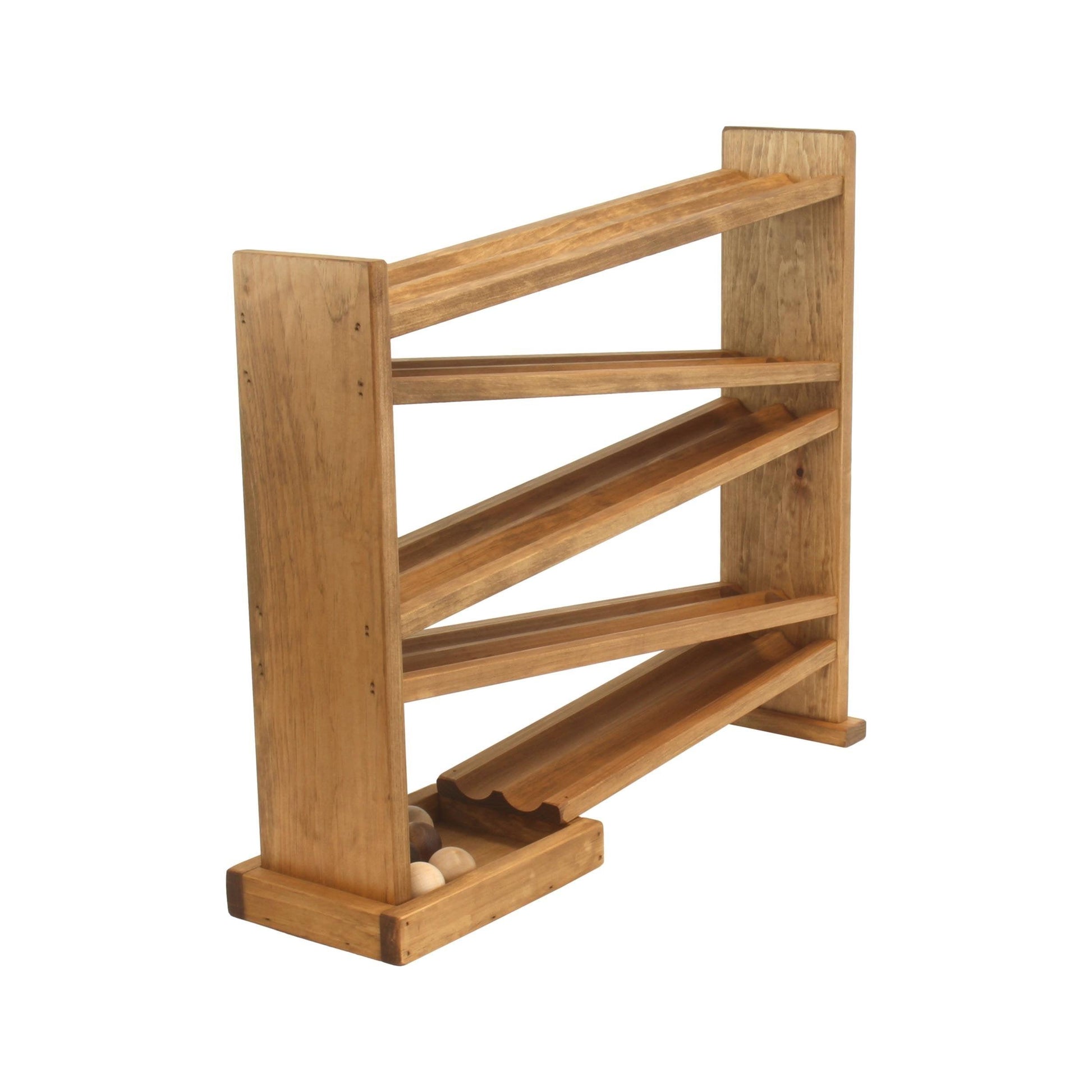 Wooden Ball Roller Racetrack Toy Amish Made Safer Quality