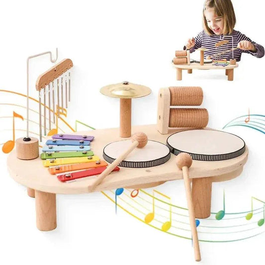  Wooden Bandstand Montessori Toy For Babies Eco Friendly -  ToylandEU™