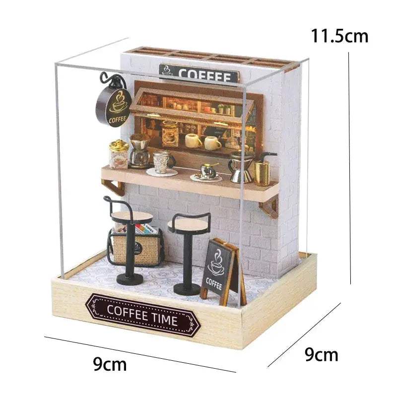 Wooden Book Nook Kit 3D Puzzle For Home Decor Gift - ToylandEU