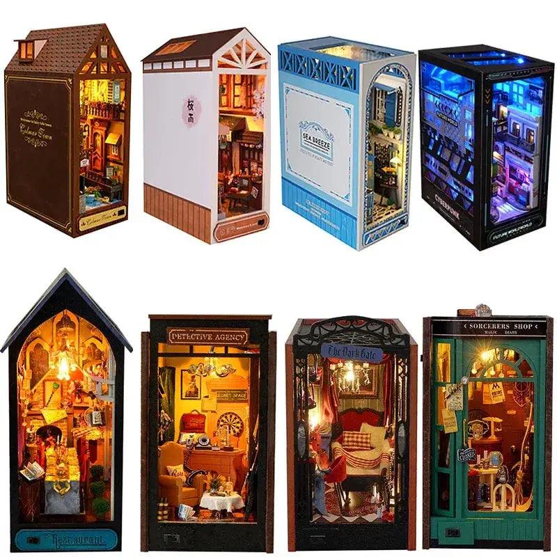  Wooden Book Nook Premium Diy Shelf Insert Dollhouses -  ToylandEU™