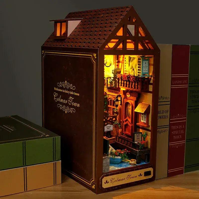  Wooden Book Nook Premium Diy Shelf Insert Dollhouses -  ToylandEU™