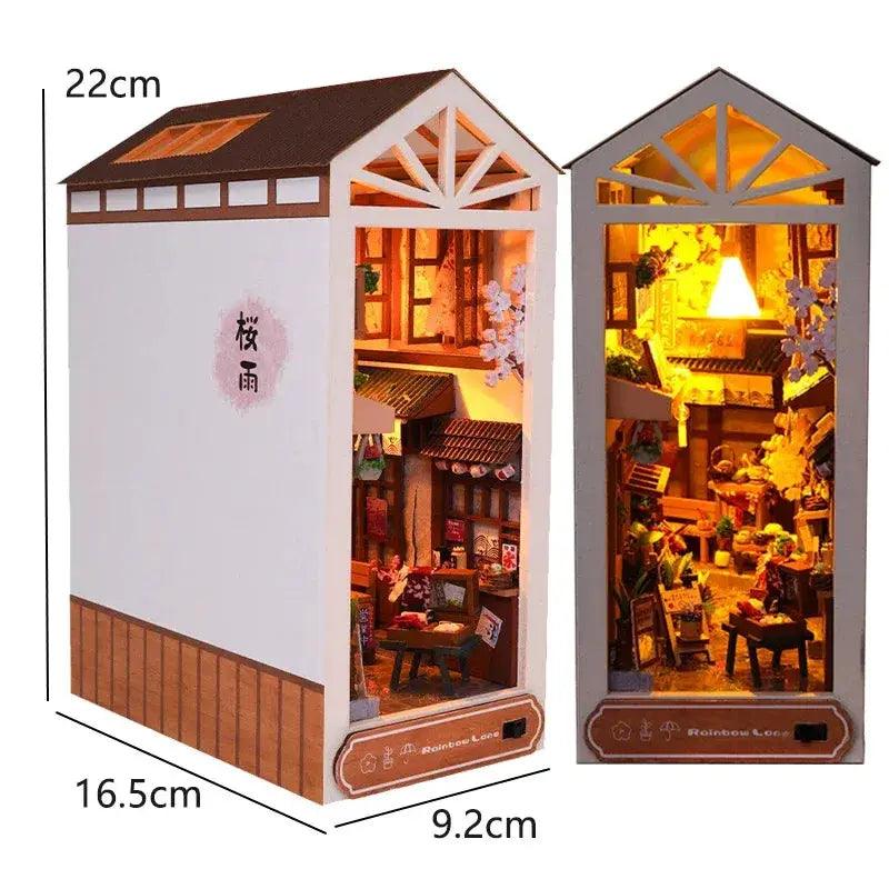  Wooden Book Nook Premium Diy Shelf Insert Dollhouses -  ToylandEU™