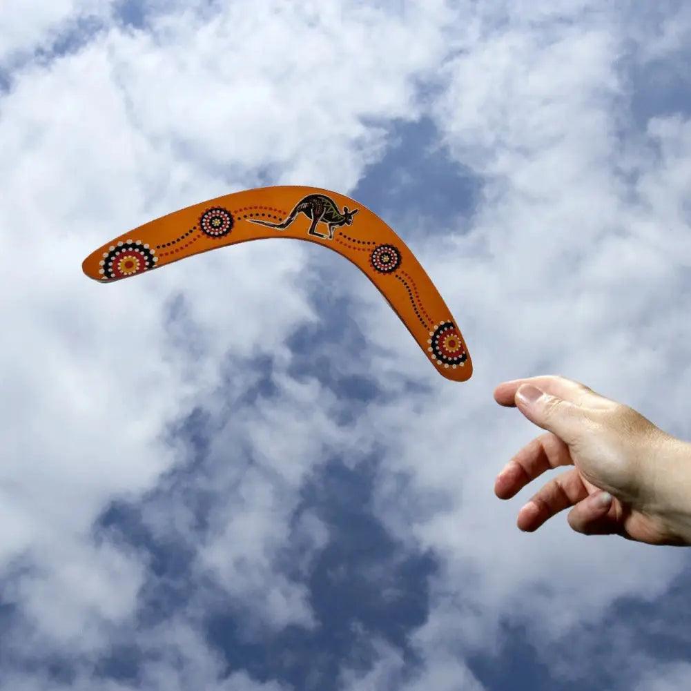  Wooden Boomerang Flying Disc V Shaped Outdoor Toy -  ToylandEU™