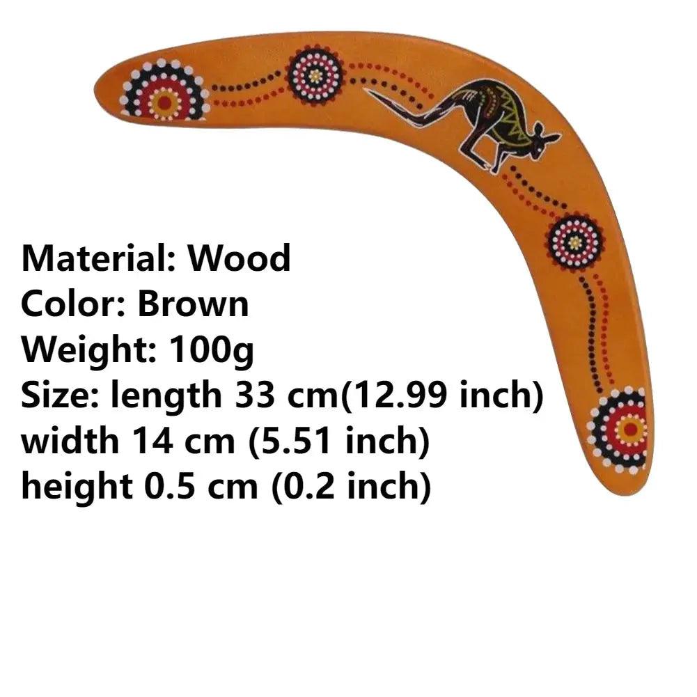  Wooden Boomerang Flying Disc V Shaped Outdoor Toy -  ToylandEU™