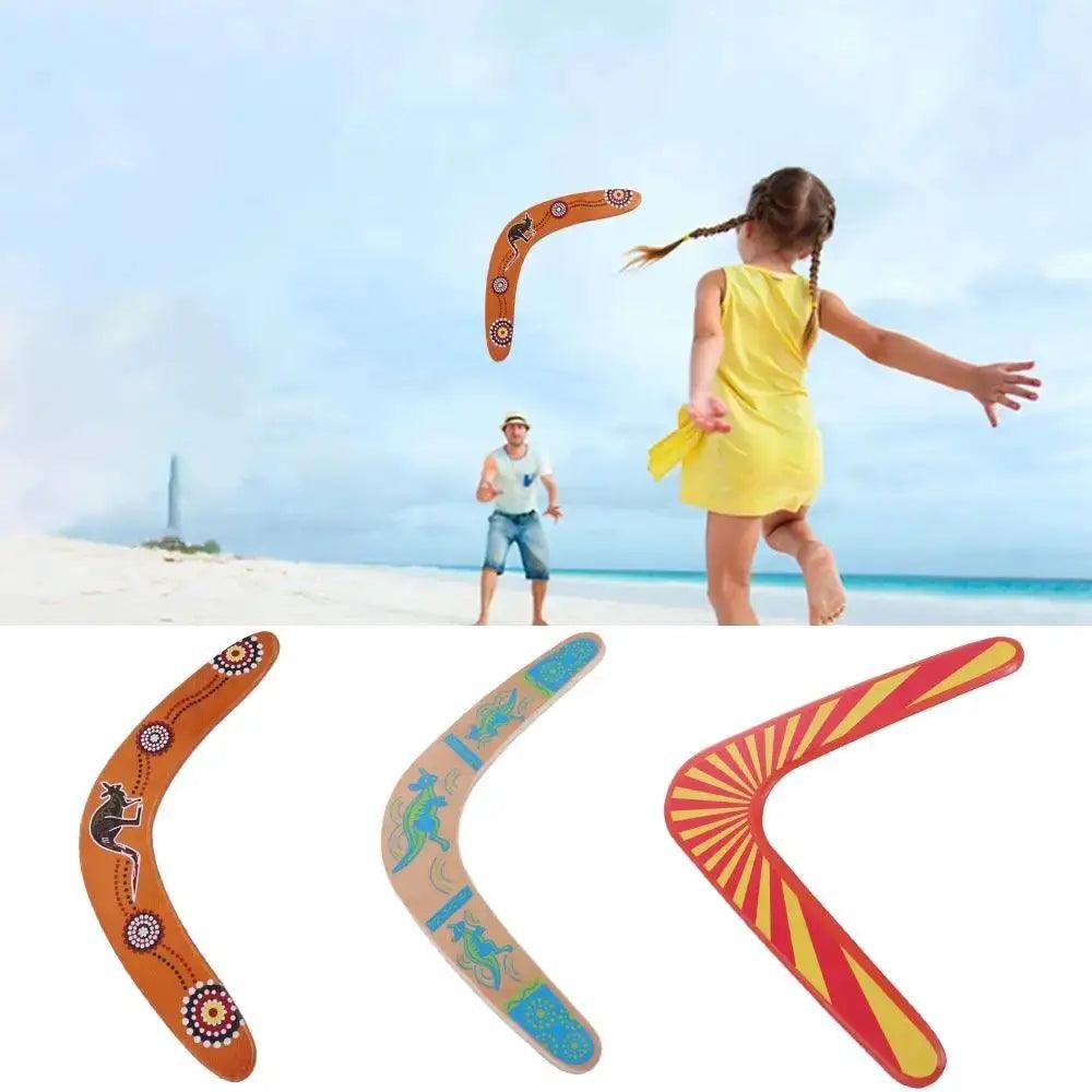  Wooden Boomerang Toy Durable Educational Flying Disc -  ToylandEU™