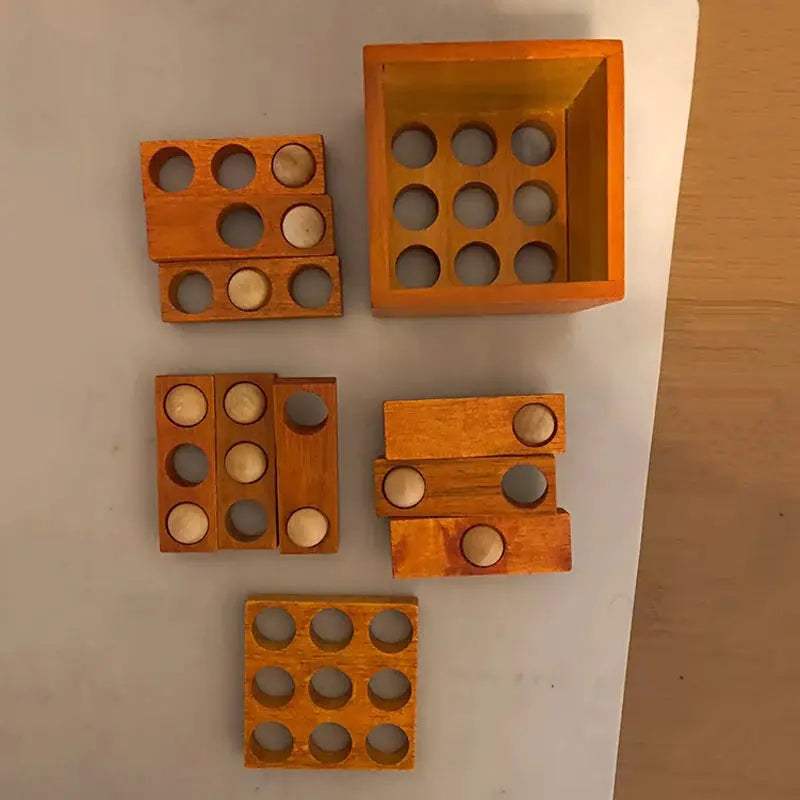 Difficult Wooden Brain Teaser Puzzles for Kids Children & Adults Thirty-six Stratagems LuBan IQ Test Toys Mind Challenge Games - ToylandEU