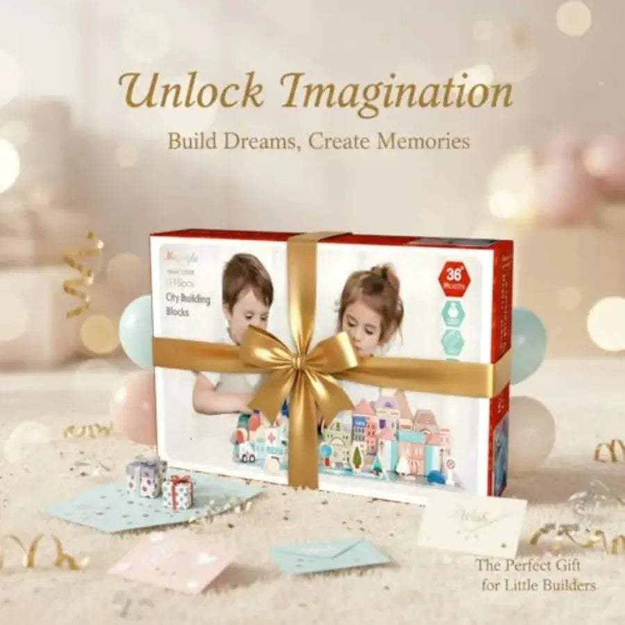  Wooden Building Blocks Set 115 Pieces Educational -  ToylandEU™