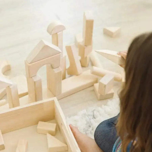  Wooden Building Blocks Storage Tray For Safe Stacking -  ToylandEU™