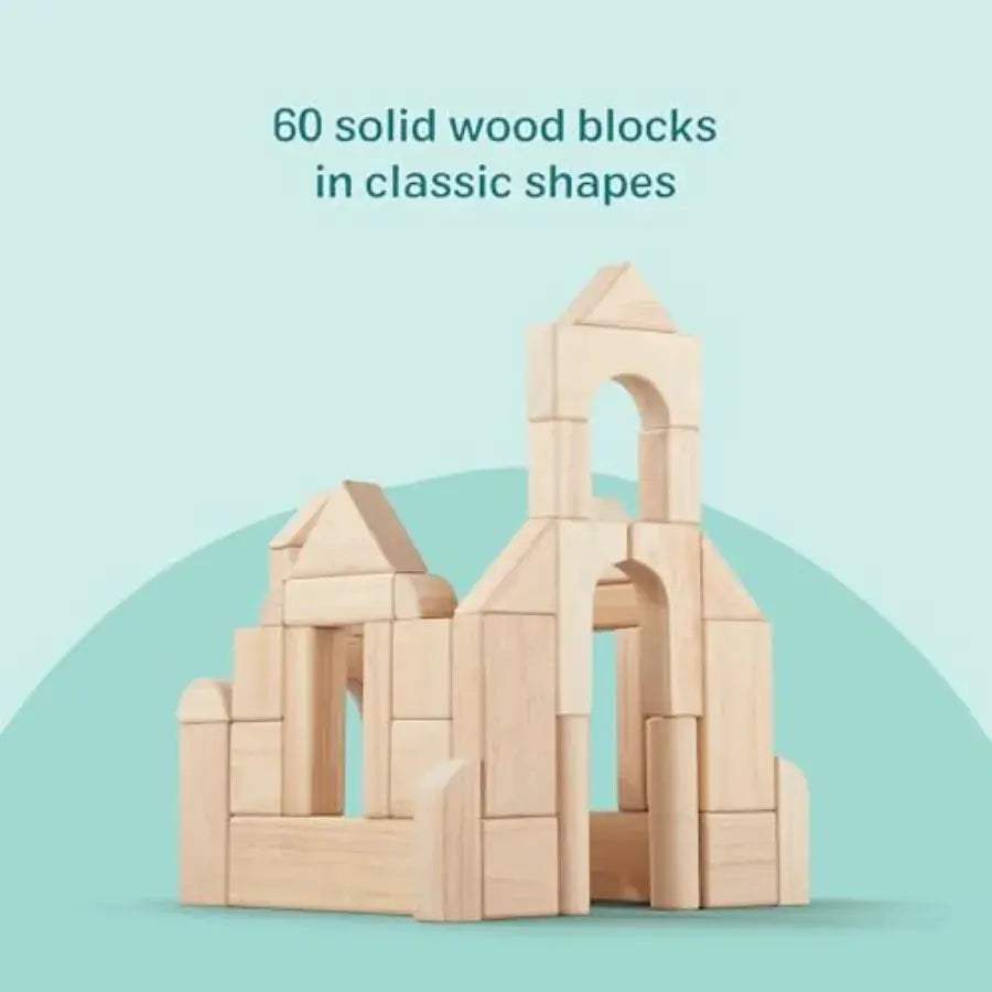  Wooden Building Blocks Storage Tray For Safe Stacking -  ToylandEU™