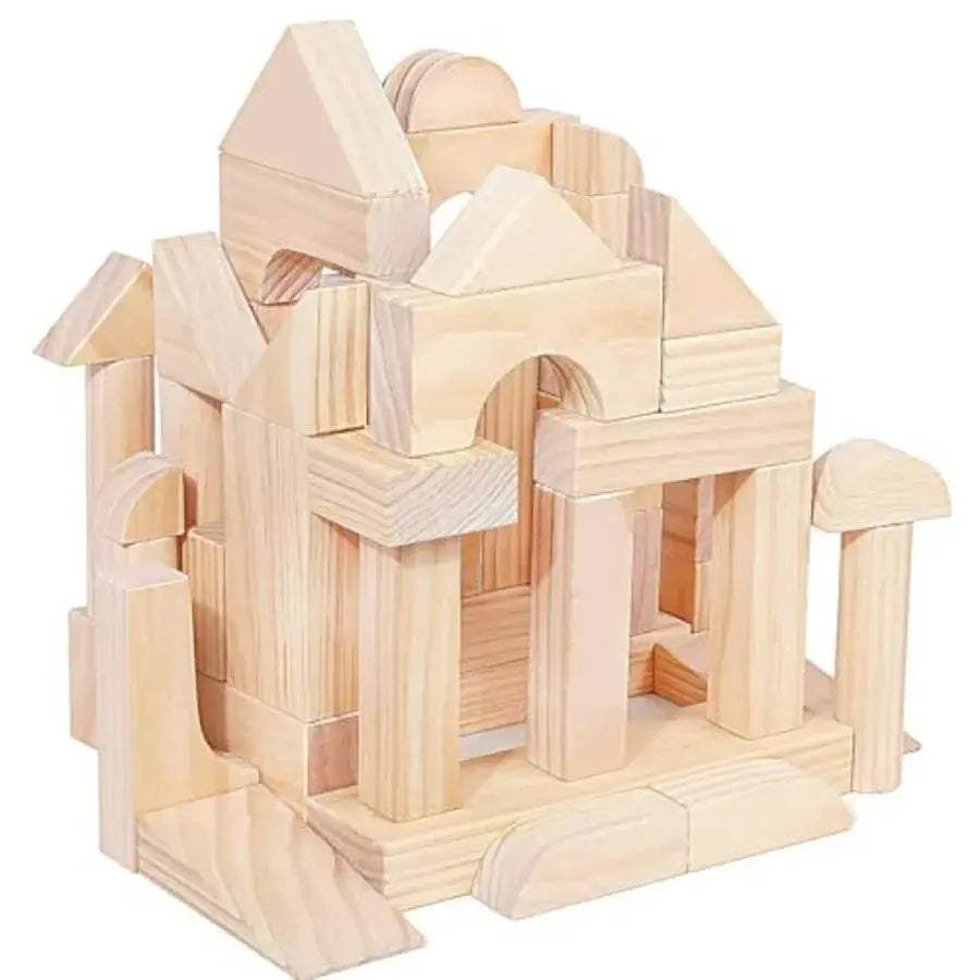  Wooden Building Blocks Storage Tray Stacking Balance -  ToylandEU™