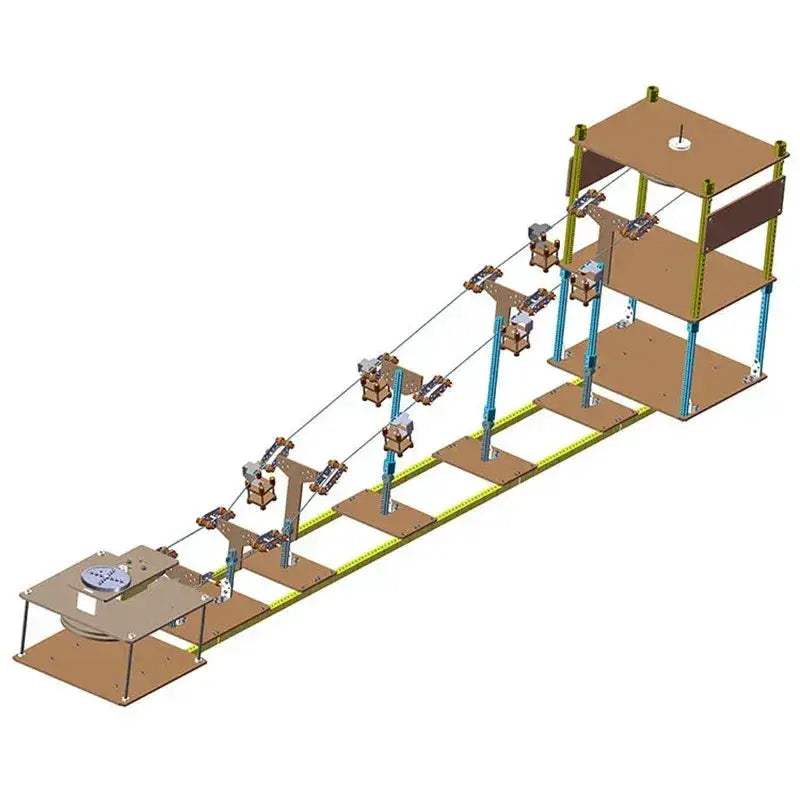 Wooden Cable Car STEM Kit For Kids Educational Fun - ToylandEU