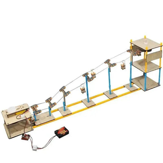 Wooden Cable Car STEM Kit For Kids Hands On Learning -  ToylandEU™