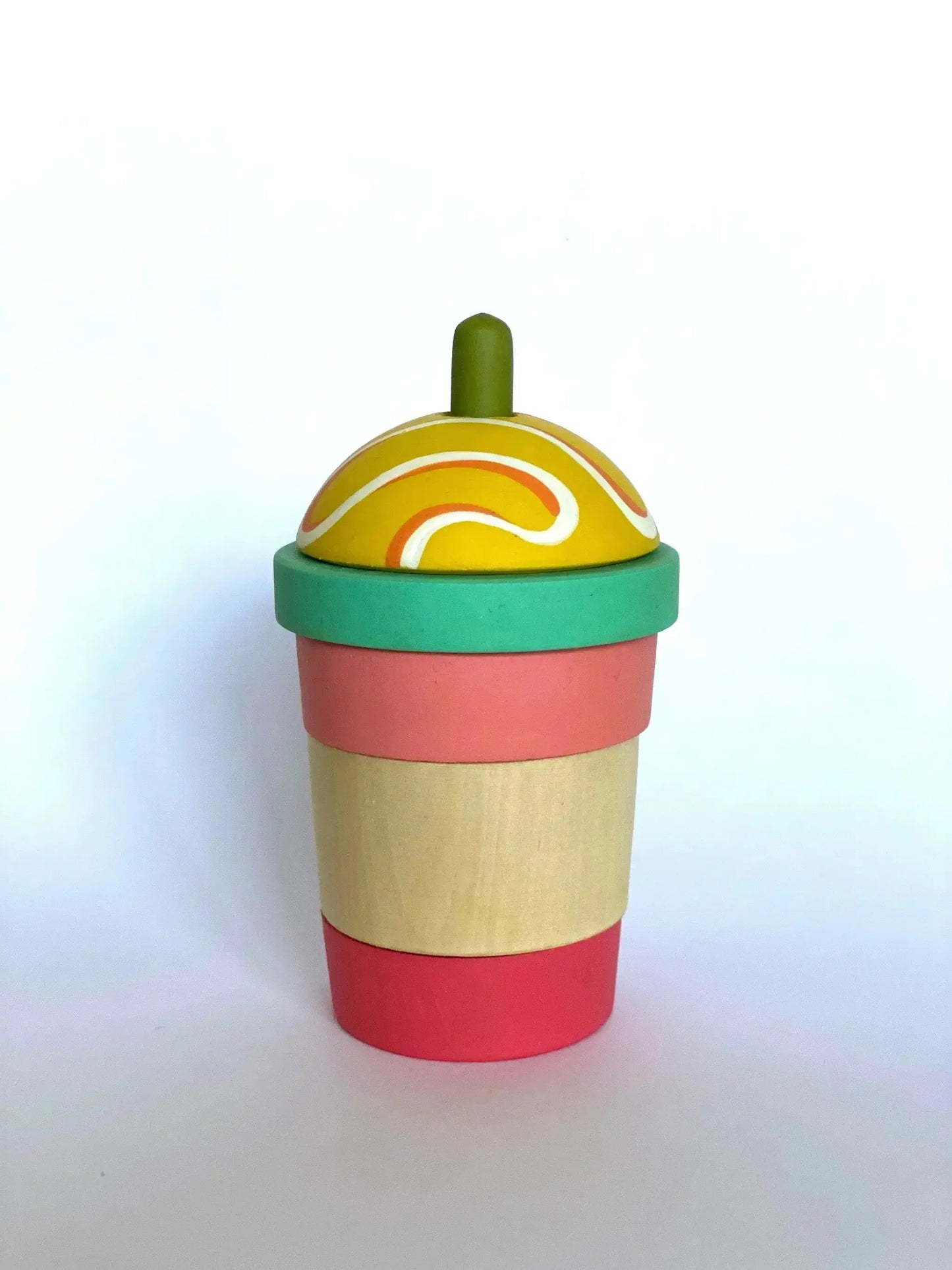 Wooden Cup Toy Puzzle for Pretend Play and Imaginative Discovery - ToylandEU