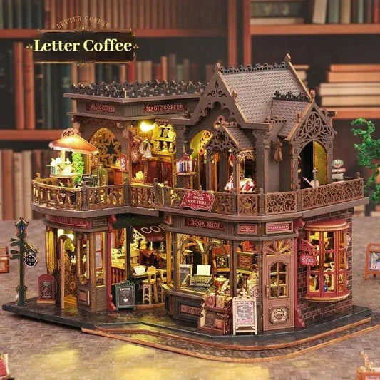  Wooden DIY Dollhouse Kit Handmade Mini Furniture -  ToylandEU™