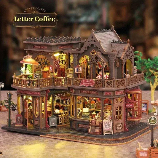  Wooden DIY Dollhouse Kit Handmade Mini Furniture -  ToylandEU™