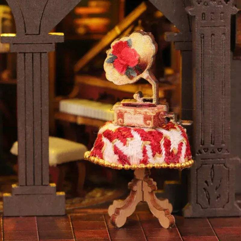 Wooden DIY Dollhouse Kit With Handmade Mini Furniture - ToylandEU