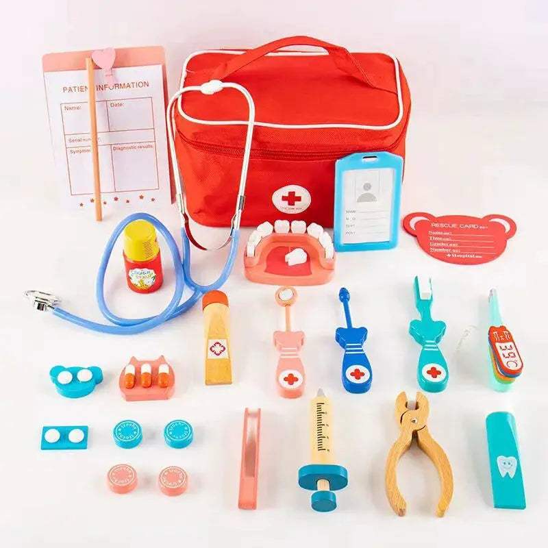  Wooden Dentist Kit For Imaginative Play CE Certified -  ToylandEU™