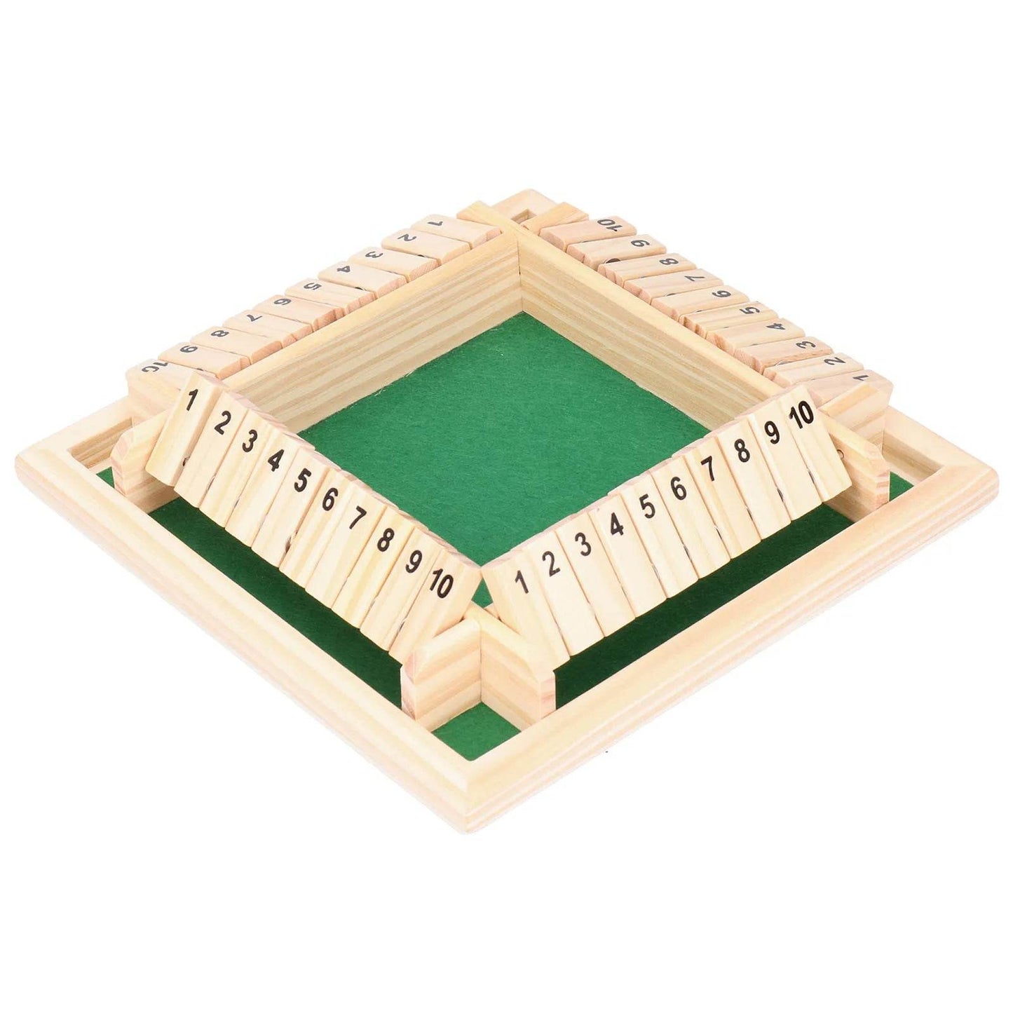 Wooden Dice Game Set for 4 Players - Fun Party Supplies for KTV, Pub, and Bar - ToylandEU