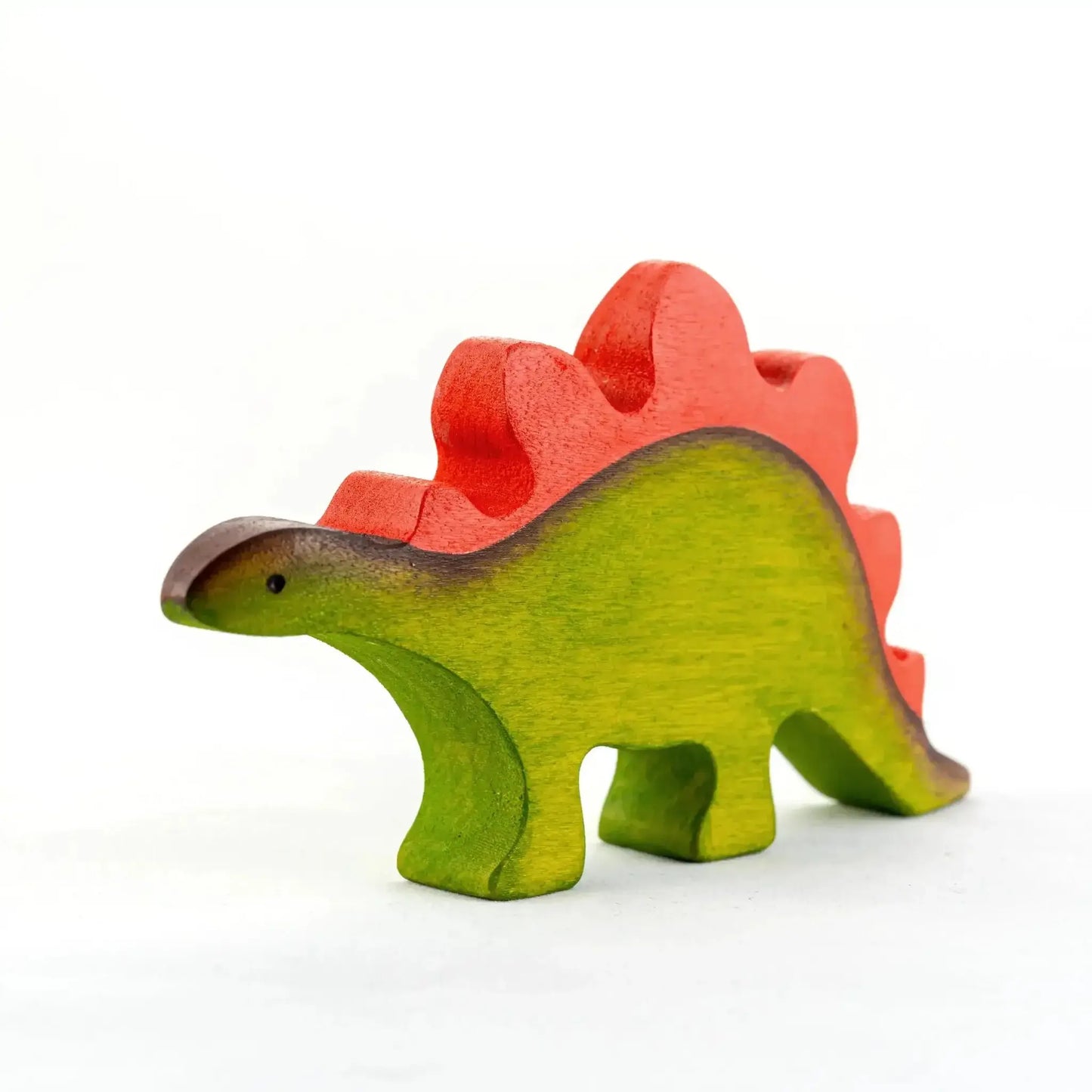 Wooden Dinosaur Set Handcrafted With Biofa Natural Paint - ToylandEU
