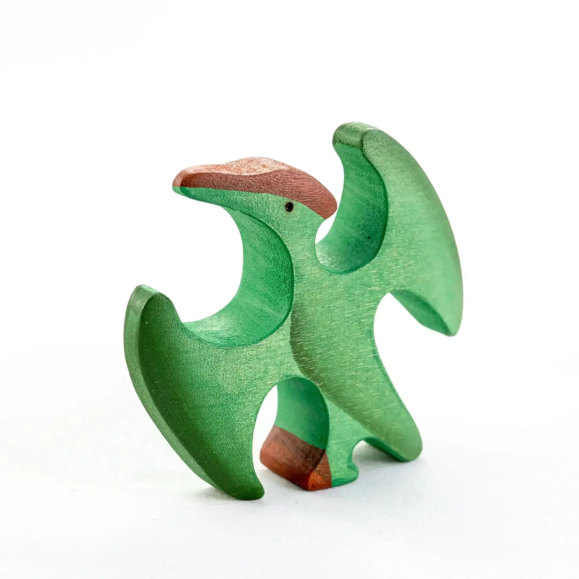 Wooden Dinosaur Set Handcrafted With Biofa Natural Paint - ToylandEU