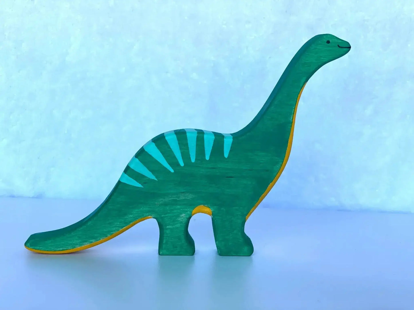 Wooden Dinosaur Set Of 7 For Safe Imaginative Play - ToylandEU