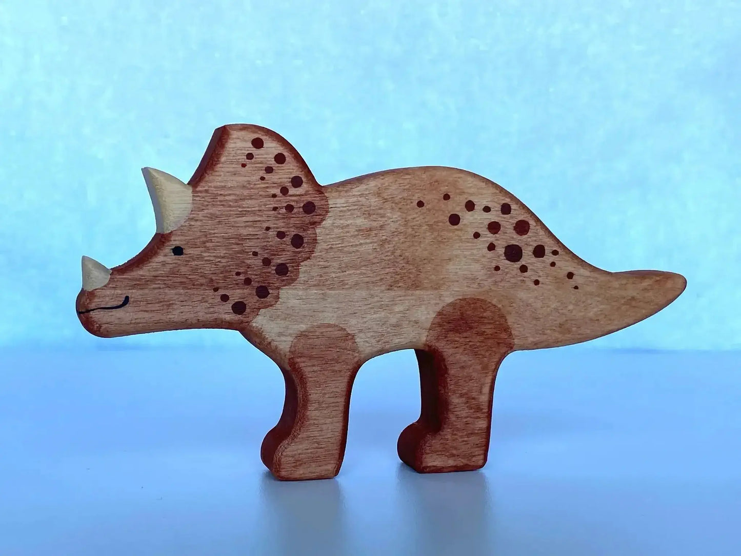 Wooden Dinosaur Set Of 7 For Safe Imaginative Play - ToylandEU
