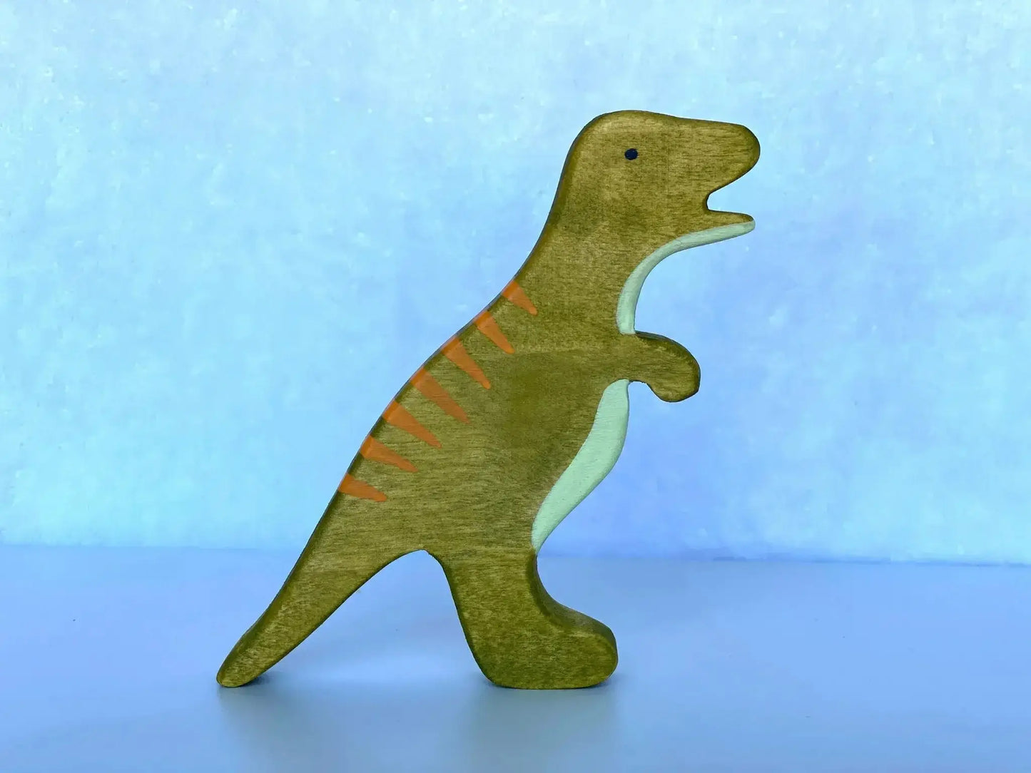 Wooden Dinosaur Set Of 7 For Safe Imaginative Play - ToylandEU