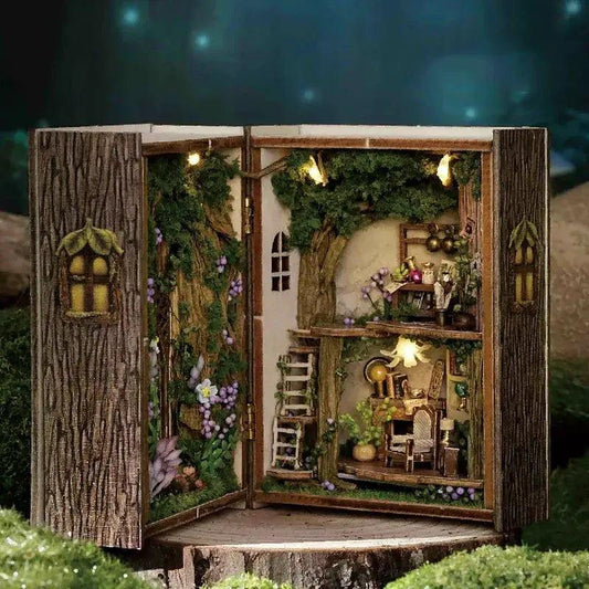  Wooden Doll House 3D Puzzle Kit With Lighting -  ToylandEU™