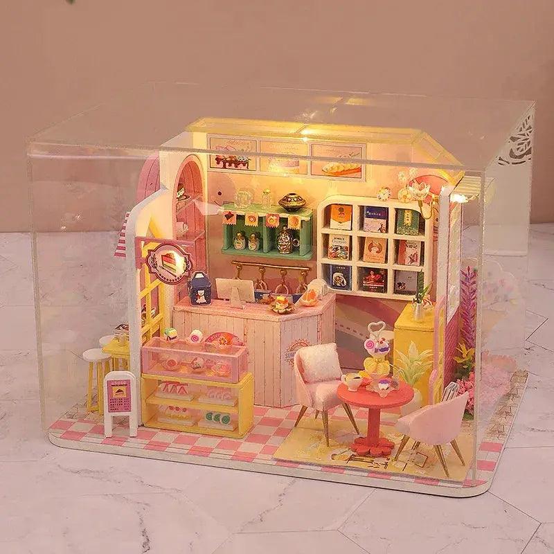  Wooden Doll House 3D Puzzle Kit With Lighting -  ToylandEU™